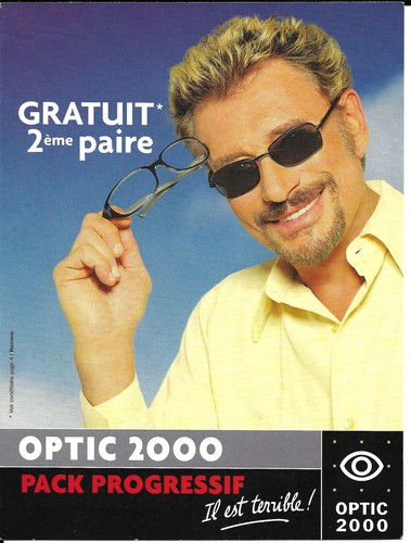 Johnny hallyday flyer - johnny, optic