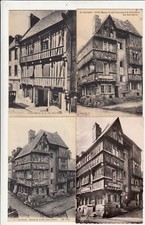 Lot 4 cartes postales