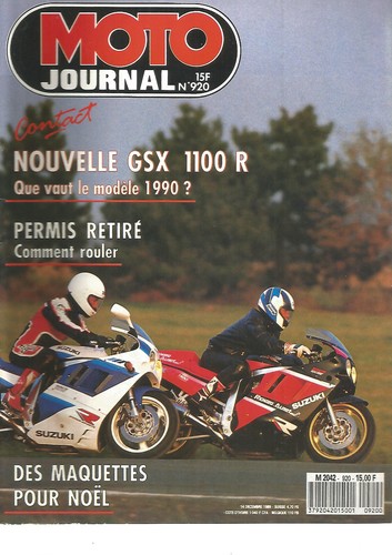 Moto journal 920 suz - journal, 1100