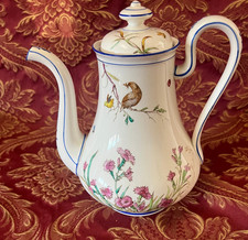 Verseuse cafetière faïence fine de Bordeaux Vielliard "Nella"