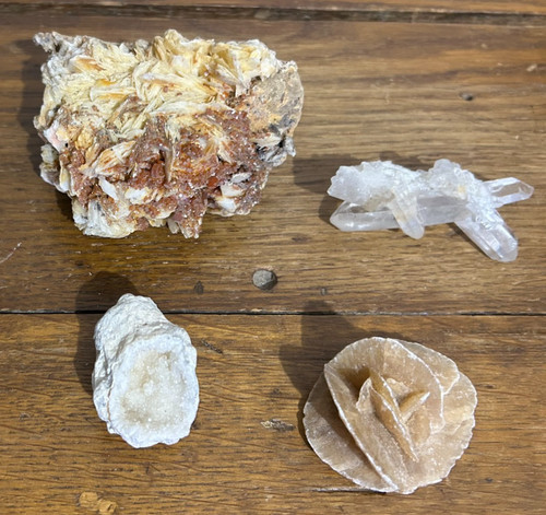 Lot vanadinite sur - 4, barytine