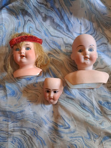 Tête poupée porcelaine - 3,