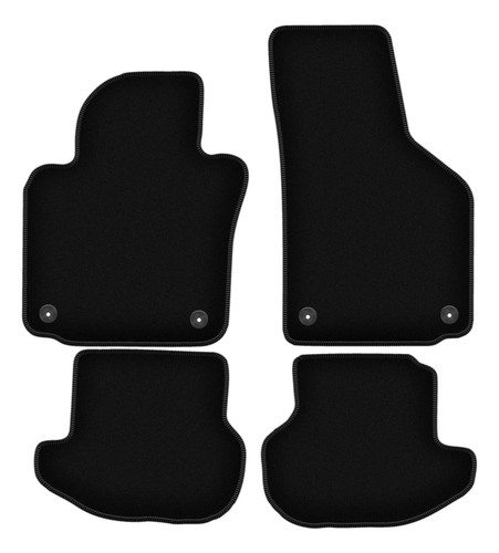 Tapis sol velours noir - de, en