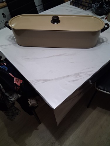 Poissonnière inox marron - inox,