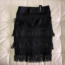 Hot!! Wow New Gorgeous Very Sexy Express Skirt With Layers String Detail Size 00