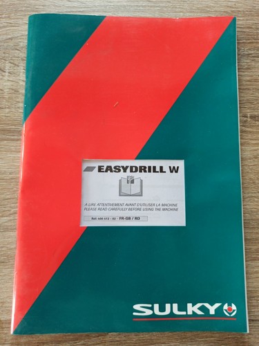 Manuel sulky easydrill - sulky, w