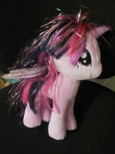 doudou peluche licorne poney violet mauve rose étoile TY SPARKLE LITTLE PONY 27c