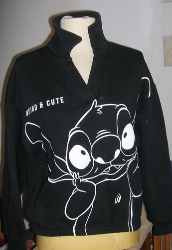 Sweat col haut disney - sweat, à