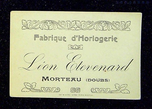 Old advertising card fabrique - card,