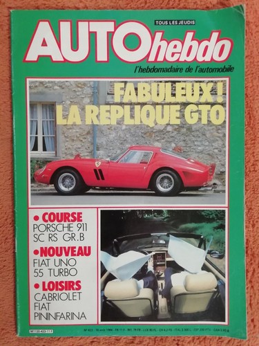 Rivista settimanale auto hebdo - rivista,