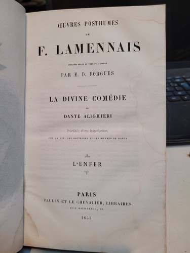 Oeuvres posthumes lamennais - posthumes,