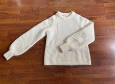 Pull Sézane en mohair et laine avec Perles  - T.aille S - sweater