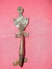 ancienne poignée de clenche en fer -loquet à poucier