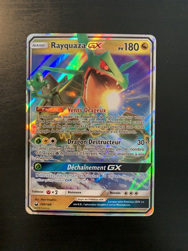 Carte pokémon rayquaza gx - pokémon,