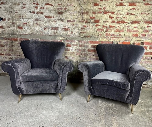 Fauteuils italien - (la, paire)