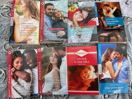 Lot livres 4 harlequin - 8,