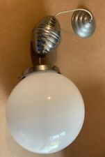 Ancien monte baisse vintage opaline boule 20cm ,matériel années 50 en l'état