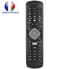 Télécommande Philips HOF16H303GPD / 398GR08B sans fil pour Télévision 433 MHz