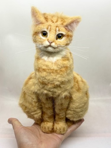 Poupée art figurine chat - poupée, d'art