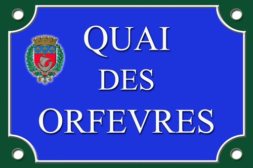 Replique plaque rue quai - rue,