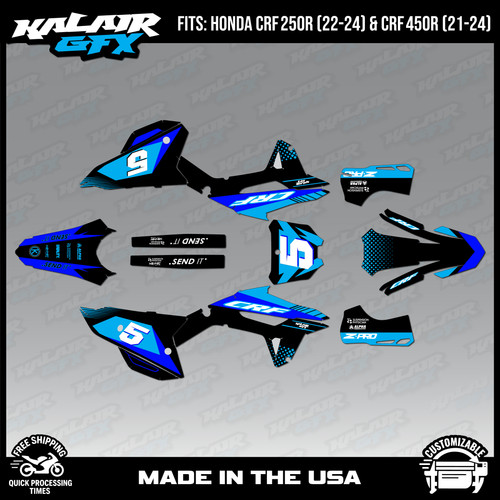 Graphics kit for honda - kit,