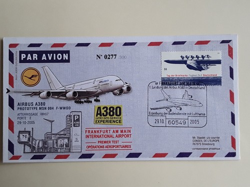 Enveloppe airbus a380 - enveloppe,