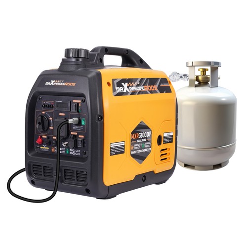 Dual fuel inverter generator - fuel,