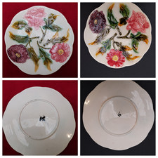 2 Assiettes en BARBOTINE