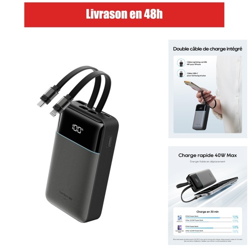 Cuktech 40w 20000mah - 40w, batterie