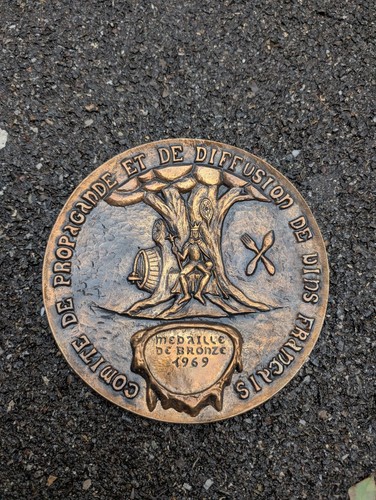 Plaque bronze comité de - en,