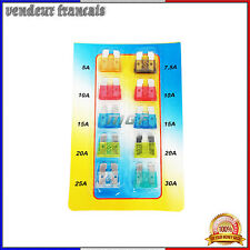 10 Fuse Auto Car/Truck Assortiment de fusibles AMP 5A 7,5A 10A 15A 20A 25A 35A