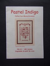§ grille point de croix ABC COLLECTION  collection monochromes ABC couture