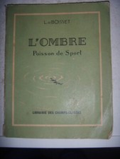 Pêche Eau Douce: L'ombre: Poisson de sport, 1941, BE