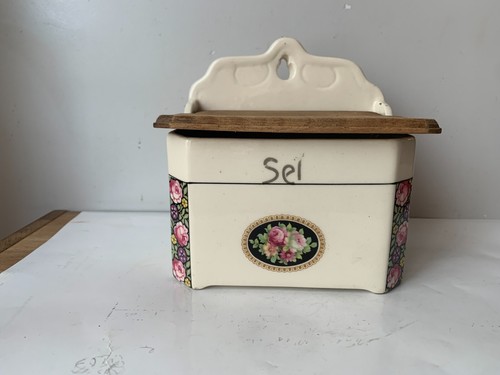 Ancienne boite sel en - sel,