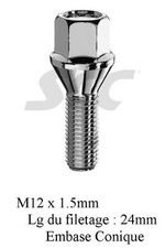 VIS ECROU BOULON DE ROUE JANTE