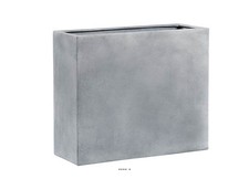 Bac fibres de verre Farn Ext Claustra L80x30xH68cm Gris - dimhaut: H 68 cm - co