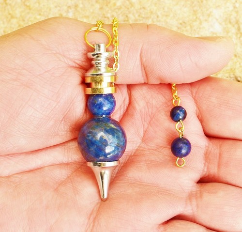 Pendule lapis lazuli 2 - pendule,
