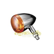 Clignotant Acier Chromé Bulleto Pour Moto Custom Homologué (1 Pièce)