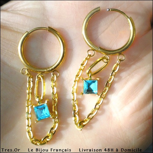 Boucles oreille cristal - boucles,