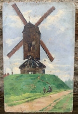 Ancienne huile sur panneau de