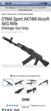 Cyma AK74UN Full Metal Airsoft