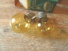 LOT DE 2 AMPOULES DE PHARES 6V FISCHER motos AUTOS ANCIENNES 6V 18/18 W BA 21 d