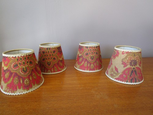 Lot abat jours en toile - de,