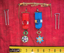 2 médailles miniatures