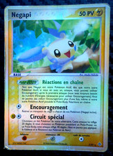 pokemon carte negapi reverse holo  7/97  2004 ex dragon rarissime état moyen