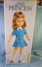 Poupée Singer Sebino Golden Princess 48 cm robe tricotée dans sa boite 1967/68