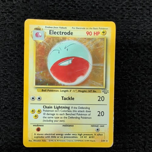 Carte pokémon electrode - carte,