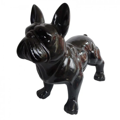 Statue chien bouledogue