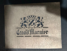 ANCIEN POCHOIR ZINC GRAND