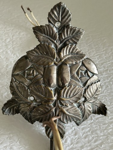 Applique bronze argenté - en,